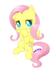 Size: 547x712 | Tagged: safe, artist:lexieskye, part of a set, fluttershy, g4, chibi, cute, female, shyabetes, simple background, solo, transparent background