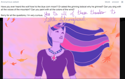 Size: 821x523 | Tagged: safe, twilight sparkle, human, g4, ask, female, humanized, pocahontas, solo, tumblr, twilight squaw