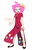 Size: 696x1100 | Tagged: safe, artist:c-minded, pinkie pie, human, g4, cheongsam, clothes, female, humanized, pixiv, solo