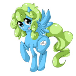 Size: 894x894 | Tagged: safe, artist:piko-ka, oc, oc only, oc:dream cloud, pegasus, pony, solo