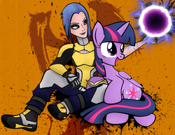 Size: 3300x2550 | Tagged: dead source, safe, artist:nowego, twilight sparkle, alicorn, pony, g4, borderlands 2, crossover, female, high res, mare, maya, twilight sparkle (alicorn)