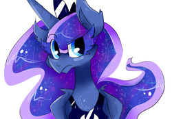 Size: 4300x3000 | Tagged: safe, artist:rayadra, princess luna, g4, female, simple background, solo