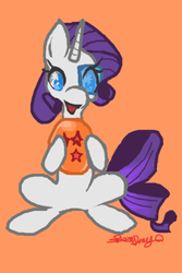 Size: 356x534 | Tagged: safe, artist:thelittledixie, rarity, g4, dragon ball, dragon ball (object), dragon ball z, female, solo