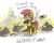 Size: 1163x936 | Tagged: safe, artist:ponykai, scootaloo, g4, explosion, female, michael bay, minigun, scoota-turret, solo