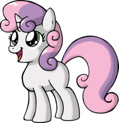 Size: 927x965 | Tagged: safe, artist:quarium, sweetie belle, g4, female, solo