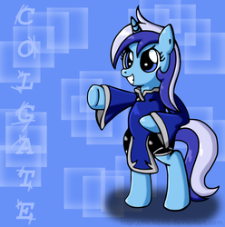 Size: 1092x1099 | Tagged: safe, artist:quarium, minuette, pony, g4, bipedal, cheongsam, clothes, female, solo