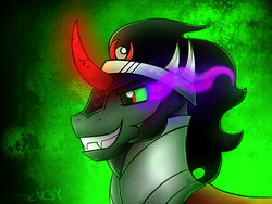 Size: 1024x768 | Tagged: safe, artist:heavymetalbronyyeah, king sombra, g4, male, solo