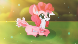 Size: 3840x2160 | Tagged: safe, artist:an-m, pinkie pie, deer, g4, deerie pie, deerified, female, grazing, herbivore, high res, solo, species swap