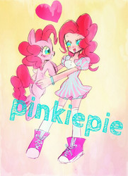 Size: 464x640 | Tagged: safe, artist:gebomamire, pinkie pie, human, g4, female, human ponidox, humanized, solo