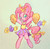 Size: 600x583 | Tagged: safe, artist:gebomamire, pinkie pie, g4, rainbow falls, cheerleader, cheerleader pinkie, female, skirt, solo