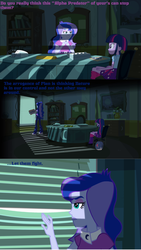 Size: 1920x3400 | Tagged: safe, edit, edited screencap, screencap, princess luna, twilight sparkle, vice principal luna, equestria girls, g4, my little pony equestria girls, godzilla (series), godzilla 2014, let them fight, luna's office, parody