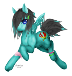 Size: 756x800 | Tagged: safe, artist:chiroina, artist:websterandvelvet, oc, oc only, oc:velvet delilah, pegasus, pony, female