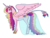 Size: 769x588 | Tagged: safe, artist:queerly, princess cadance, alicorn, horse, pony, g4, female, realistic, simple background, solo, transparent background