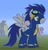 Size: 443x466 | Tagged: safe, soarin', g4, minecraft, minecraft pixel art, pixel art