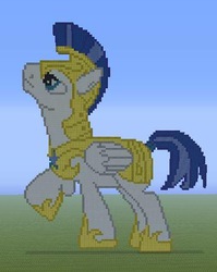 Size: 370x465 | Tagged: safe, minecraft, minecraft pixel art, pixel art, royal guard