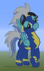 Size: 287x459 | Tagged: safe, fleetfoot, g4, female, minecraft, minecraft pixel art, pixel art, solo