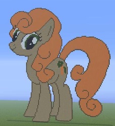 Size: 419x459 | Tagged: safe, carrot top, golden harvest, g4, minecraft, minecraft pixel art, pixel art