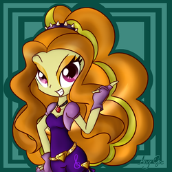 Size: 900x900 | Tagged: safe, artist:anggrc, adagio dazzle, equestria girls, g4, my little pony equestria girls: rainbow rocks, clothes, female, fingerless gloves, gem, gloves, siren gem, solo