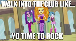 Size: 490x268 | Tagged: safe, adagio dazzle, aria blaze, sonata dusk, equestria girls, g4, my little pony equestria girls: rainbow rocks, clothes, fingerless gloves, gem, gloves, image macro, macklemore, meme, siren gem, the dazzlings, thrift shop