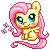 Size: 50x50 | Tagged: safe, artist:sarilain, fluttershy, g4, animated, female, solo