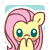 Size: 50x50 | Tagged: safe, artist:sarilain, fluttershy, g4, animated, blushing, female, heart, solo