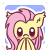 Size: 50x50 | Tagged: safe, artist:sarilain, fluttershy, bat pony, pony, bats!, g4, animated, female, flutterbat, gif, gif for breezies, heart, solo