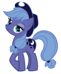 Size: 1496x1810 | Tagged: safe, artist:durpy, color edit, edit, applejack, princess luna, g4, female, fusion, recolor, simple background, solo, stock vector, transparent background, vector