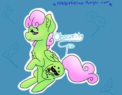 Size: 488x379 | Tagged: safe, artist:bunnycat, pegasus, pony, 30 minute art challenge, background pony, mask, obscurity