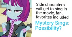 Size: 544x283 | Tagged: safe, mystery mint, equestria girls, g4, my little pony equestria girls: rainbow rocks, background human, sdcc 2014, text