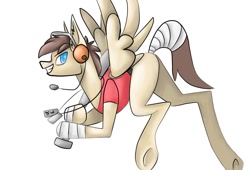 Size: 1084x737 | Tagged: artist needed, safe, ponified, scout (tf2), team fortress 2, underhoof