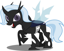 Size: 772x614 | Tagged: safe, artist:brony-pete1, trixie, changeling, pony, unicorn, g4, changelingified, female, mare, solo, trixieling