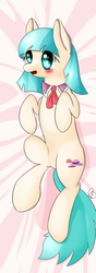 Size: 2149x6082 | Tagged: safe, artist:kawaiipony2, coco pommel, earth pony, pony, g4, blushing, body pillow, body pillow design, female, solo