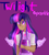 Size: 624x699 | Tagged: safe, artist:baid-woo, twilight sparkle, human, g4, dark skin, female, floating wings, humanized, smiling, smirk, solo, twilight sparkle (alicorn), winged humanization