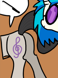 Size: 768x1024 | Tagged: safe, dj pon-3, octavia melody, vinyl scratch, g4, bow (instrument), dat ass, meme, vinyl