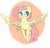 Size: 1899x1831 | Tagged: safe, artist:poniebones, fluttershy, g4, female, floral head wreath, flower, solo