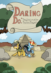 Size: 2480x3507 | Tagged: safe, artist:bigmackintosh, daring do, rainbow dash, g4, high res, print