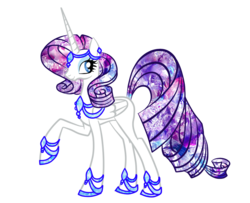 Size: 900x730 | Tagged: safe, artist:spock-sickle, rarity, alicorn, pony, g4, alicornified, female, mare, princess, race swap, raricorn, simple background, solo, transparent background