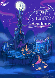 Size: 2480x3508 | Tagged: safe, artist:jowyb, princess luna, g4, female, high res, luna academy, solo