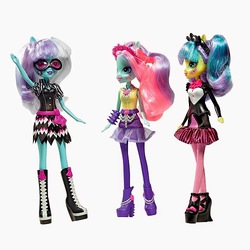 Size: 500x500 | Tagged: safe, photo finish, pixel pizazz, violet blurr, equestria girls, g4, official, doll, merchandise, ponied up, the snapshots