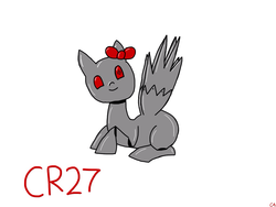 Size: 1024x768 | Tagged: safe, artist:cr27, artist:fantafrys, oc, oc only, pegasus, pony, robot, bow