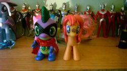 Size: 2592x1456 | Tagged: safe, spike, g4, official, brushable, humdrum costume, power ponies, san diego comic con, sdcc 2014, toy