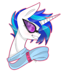 Size: 638x741 | Tagged: safe, artist:sheeppiss, dj pon-3, vinyl scratch, pony, unicorn, g4, record scrape, rule 63, solo