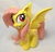 Size: 1642x1560 | Tagged: safe, artist:cadmiumcrab, fluttershy, bats!, g4, craft, flutterbat, irl, sculpture, solo