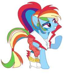 Size: 839x953 | Tagged: safe, artist:ysbrony2000, rainbow dash, equestria girls, g4, my little pony equestria girls: rainbow rocks, female, rainbow dash always dresses in style, rainbow rocks outfit, solo
