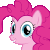 Size: 400x400 | Tagged: safe, artist:puetsua, pinkie pie, g4, animated, cute, dancing, diapinkes, female, grin, headbang, headbob, looking at you, smiling, solo