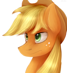 Size: 2968x3223 | Tagged: safe, artist:unilx, applejack, g4, female, high res, simple background, solo