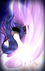 Size: 1280x2000 | Tagged: safe, artist:shuniyamasaki, twilight sparkle, alicorn, human, g4, female, horn, horned humanization, humanized, solo, twilight sparkle (alicorn), winged humanization