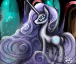 Size: 2600x2200 | Tagged: safe, artist:coke-brother, nightmare rarity, g4, female, high res, solo