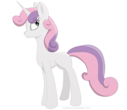 Size: 850x733 | Tagged: safe, artist:thebluedreammaker, sweetie belle, g4, female, older, solo