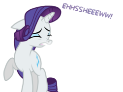Size: 2048x1536 | Tagged: safe, artist:proponypal, rarity, g4, female, fetish, nostril flare, sneezing, sneezing fetish, solo, spray